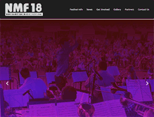 Tablet Screenshot of northamptonmusicfestival.co.uk